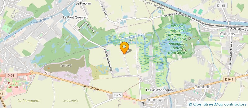 localisation de l'entreprise SCI LA PREOLE  ANNEQUIN