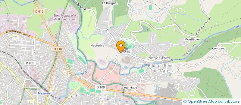 localisation de l'entreprise SCI LA PRESQU'ILE  PONT-DE-LARN