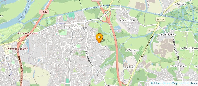 localisation de l'entreprise SCI LA PRETIERE  BASSE-GOULAINE