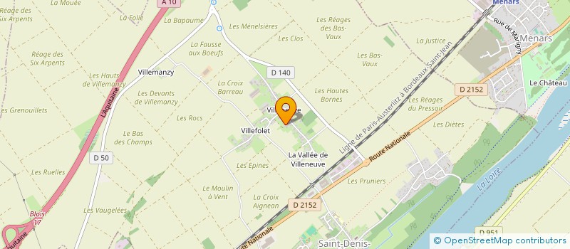 localisation de l'entreprise SCI LA PREUX  SAINT-DENIS-SUR-LOIRE