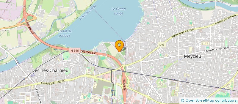 localisation de l'entreprise SCI LA PREVOYANCE  DECINES-CHARPIEU