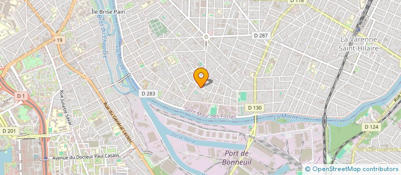 localisation de l'entreprise SCI LA PREVOYANCE à SAINT-MAUR-DES-FOSSES