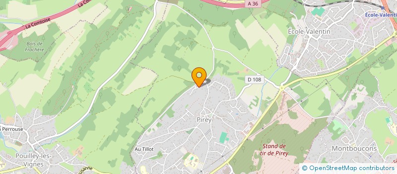 localisation de l'entreprise SCI LA PREVOYANCE  PIREY