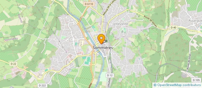 localisation de l'entreprise SCI LA PRIMAUBE  SOMMIERES