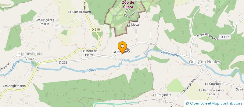 localisation de l'entreprise SCI LA PRINCERIE  HERMIVAL-LES-VAUX