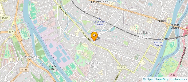 localisation de l'entreprise SCI LA PRINCESSE  LE VESINET