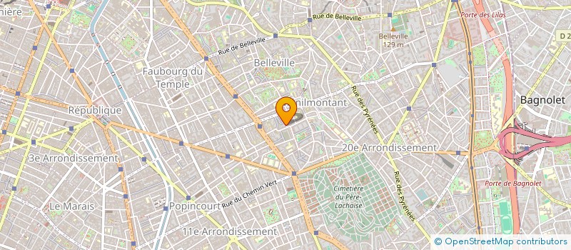 localisation de l'entreprise SCI LA PRINTANIERE  PARIS