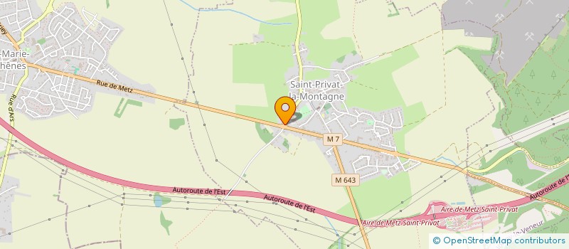 localisation de l'entreprise SCI LA PRIVATIENNE  SAINT-PRIVAT-LA-MONTAGNE