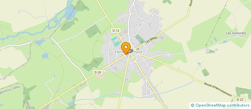 localisation de l'entreprise SCI LA PROMENADE  HENRICHEMONT