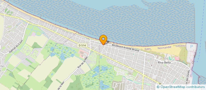 localisation de l'entreprise SCI LA PROUE  OUISTREHAM