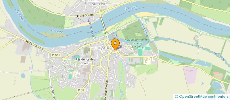 localisation de l'entreprise SCI LA PROVENCALE à SULLY-SUR-LOIRE