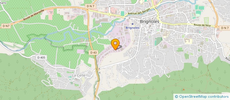 localisation de l'entreprise SCI LA PROVENCALE à BRIGNOLES