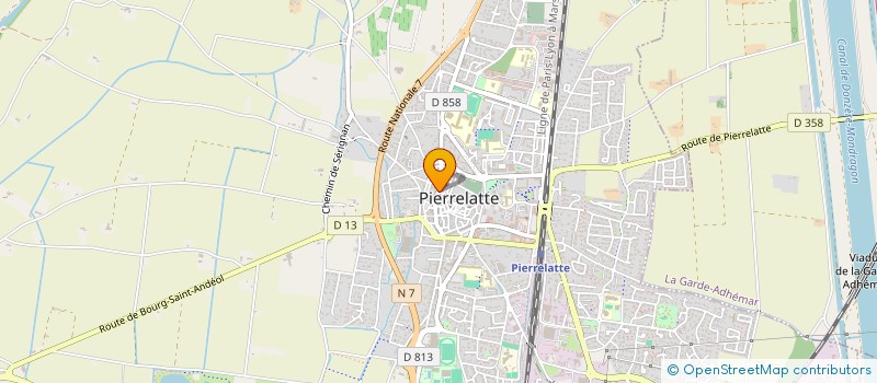 localisation de l'entreprise SCI LA PROVENCALE à PIERRELATTE
