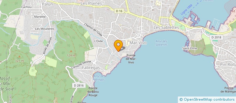 localisation de l'entreprise SCI LA PROVENCALE à LA SEYNE-SUR-MER