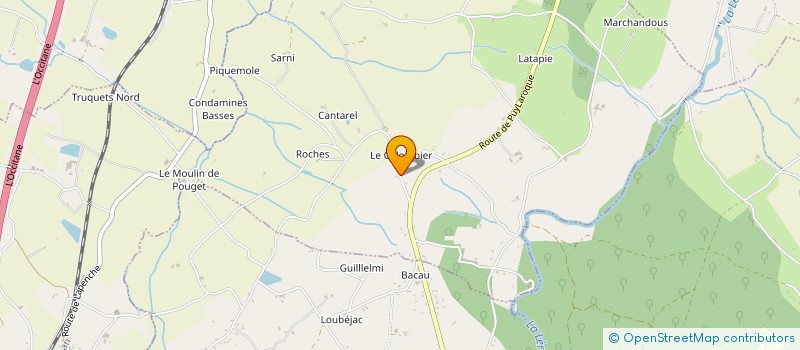 localisation de l'entreprise SCI LA PROVENCALE  CAUSSADE