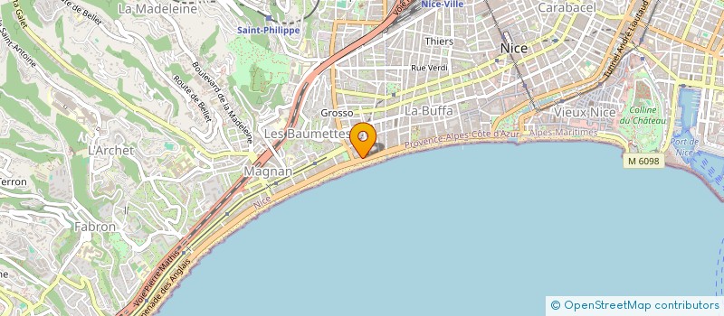 localisation de l'entreprise SCI LA PROVENCALE à NICE