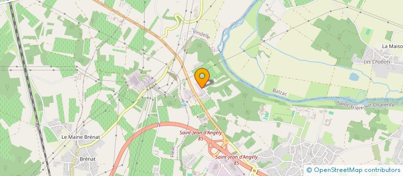 localisation de l'entreprise SCI LA PROVENCALE à SAINT-YRIEIX-SUR-CHARENTE