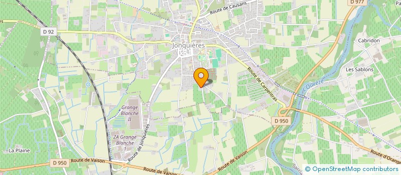 localisation de l'entreprise SCI LA PROVENCE  JONQUIERES