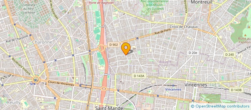 localisation de l'entreprise SCI LA PROVENCE à MONTREUIL