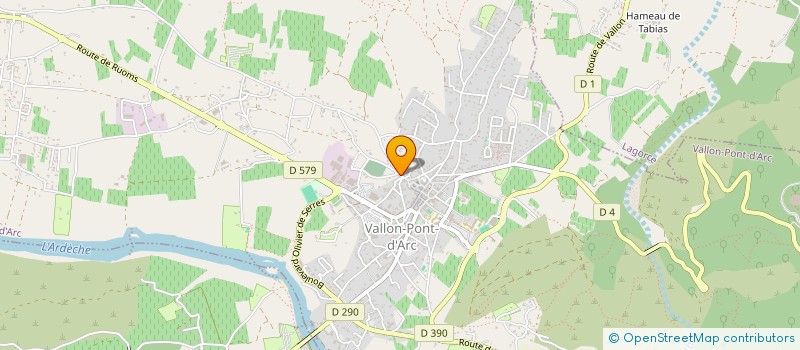 localisation de l'entreprise SCI LA PROVENCE à VALLON-PONT-D'ARC
