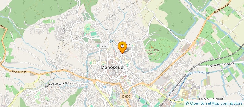 localisation de l'entreprise SCI LA PROVENCIANE  MANOSQUE