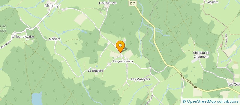 localisation de l'entreprise SCI LA PROVIDENCE  MORNAY