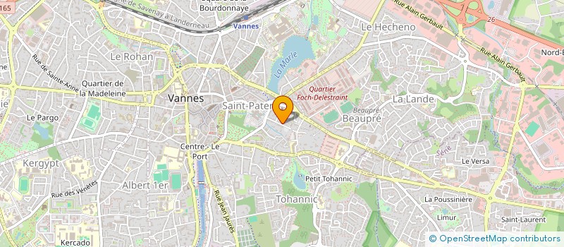 localisation de l'entreprise SCI LA PROVIDENCE à VANNES