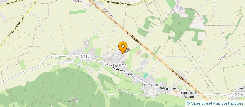 localisation de l'entreprise SCI LA PRUNE  MOTTIER