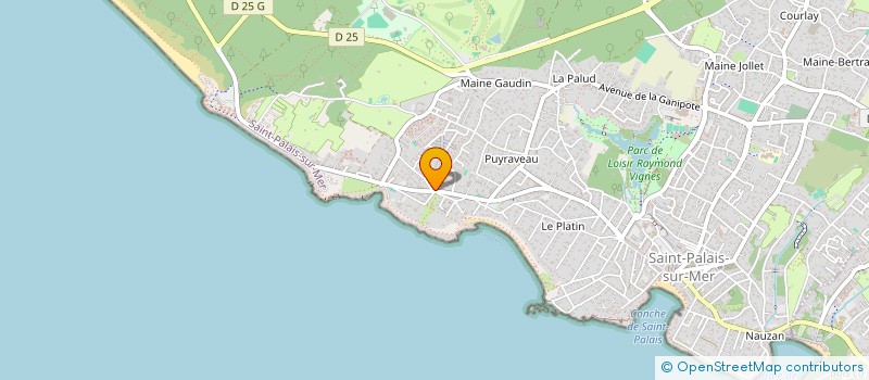 localisation de l'entreprise SCI LA PUCE  SAINT-PALAIS-SUR-MER