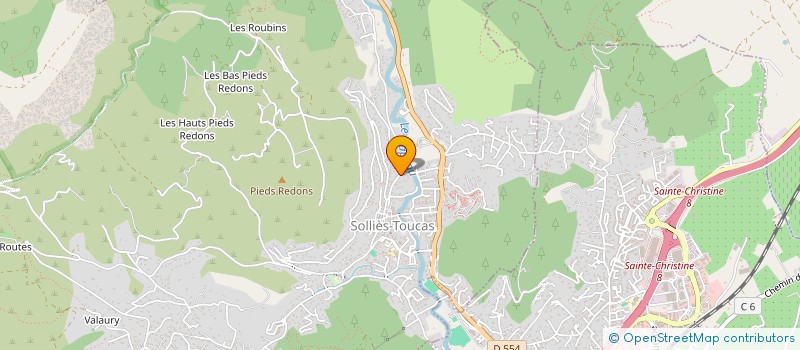 localisation de l'entreprise SCI LA PUCE à SOLLIES-TOUCAS