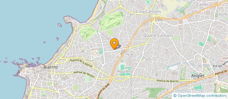 localisation de l'entreprise SCI LA PUENTE à BIARRITZ