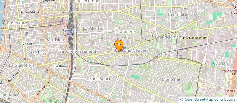 localisation de l'entreprise SCI LA PUGNE  LYON