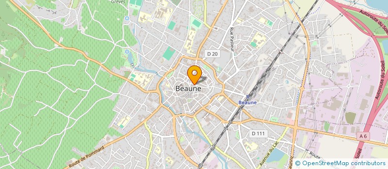 localisation de l'entreprise SCI LA PUISAYE à BEAUNE