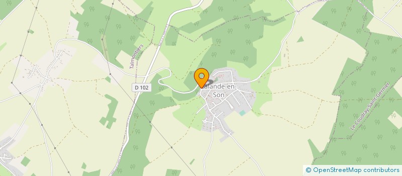 localisation de l'entreprise SCI LA PUYSARDIERE  BOUTENCOURT