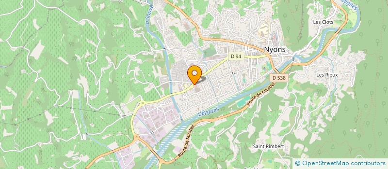 localisation de l'entreprise SCI LA PYRAMIDE  NYONS