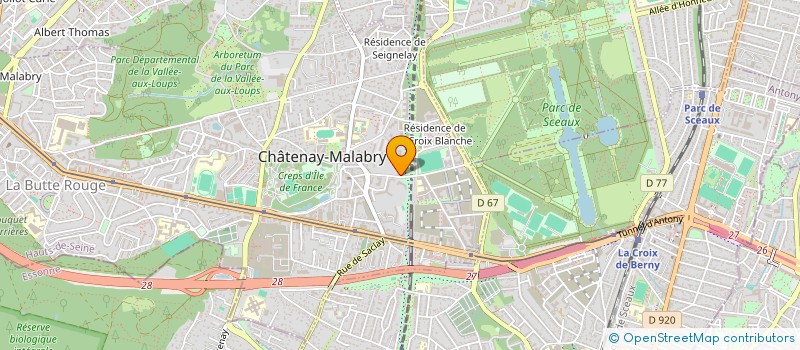 localisation de l'entreprise SCI LA PYRAMIDE  SERIGNAN-DU-COMTAT