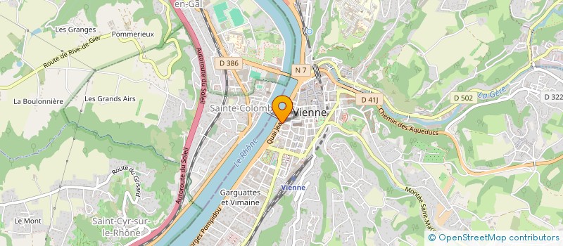 localisation de l'entreprise SCI LA PYRAMIDE  VIENNE