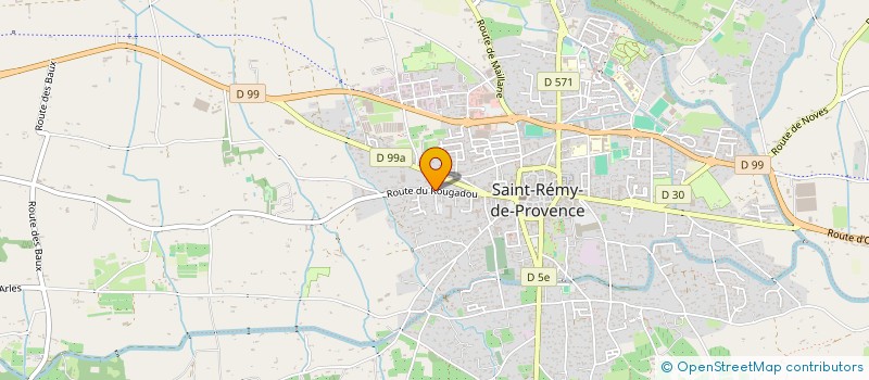 localisation de l'entreprise SCI LA PYRAMIDE  SAINT-REMY-DE-PROVENCE
