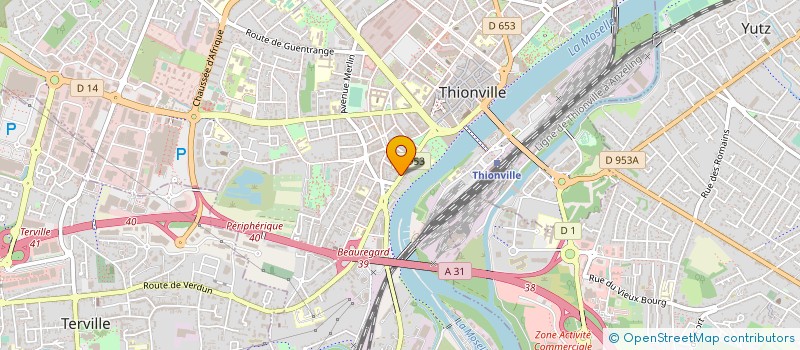 localisation de l'entreprise SCI LA PYRAMIDE à THIONVILLE