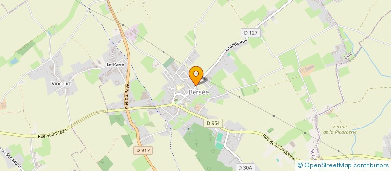 localisation de l'entreprise SCI LA QLEF  BERSEE