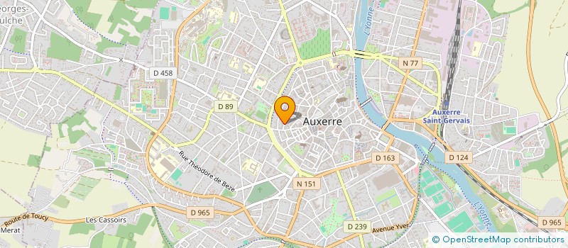localisation de l'entreprise SCI LA QUENNOISE à AUXERRE