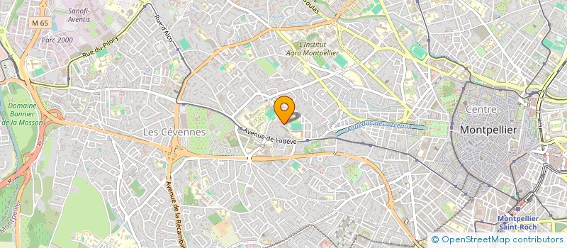 localisation de l'entreprise SCI LA QUENOCHE à MONTPELLIER
