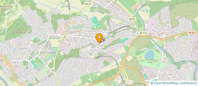 localisation de l'entreprise SCI LA QUENOTTE à JACOU