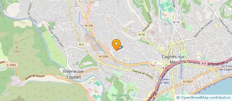 localisation de l'entreprise SCI LA QUERCYNOISE  CAGNES-SUR-MER