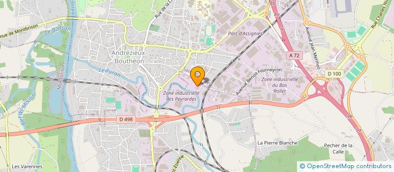 localisation de l'entreprise SCI LA QUERILLERE  SAINT-JUST-SAINT-RAMBERT