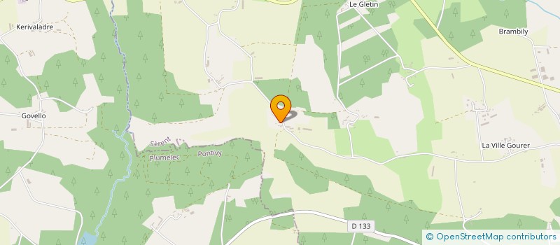 localisation de l'entreprise SCI LA QUERTIERE  SERENT