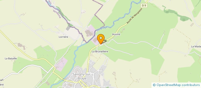 localisation de l'entreprise SCI LA QUEUE DU CHEVAL  SAVIGNY-SUR-BRAYE