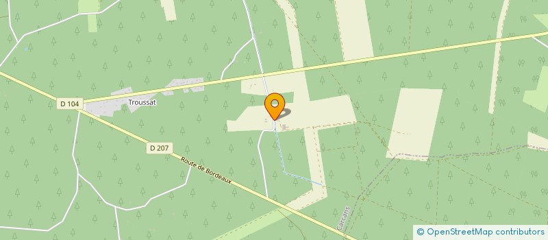 localisation de l'entreprise SCI LA QUEYTIVE  CARCANS