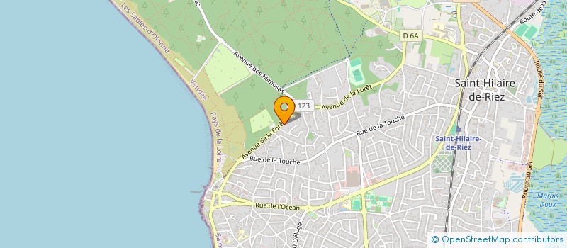 localisation de l'entreprise SCI LA QUICHENOTTE à SAINT-HILAIRE-DE-RIEZ