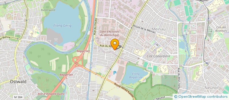 localisation de l'entreprise SCI LA QUIETUDE  STRASBOURG